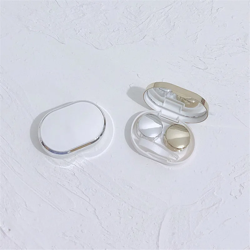 Чехол для контактных линз Mini Future technology sense с зеркалом красивый чехол объектива