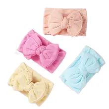 

Solid Color Baby Headband Elastic Headbands for Children Cable Knit Bows Girl Hairband Hair Bands for Baby Kids Hair Accessories