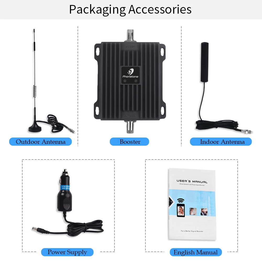 Cellular Signal Booster 4G LTE Amplifier 800