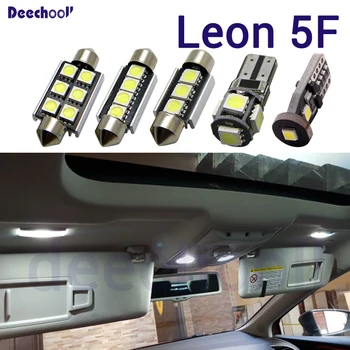

14pcs X Pure White Canbus Error Free LED interior dome map lights bulb kit for Seat for Leon MK3 5F 5F1 5F5 5F8 2013-2018