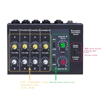 

R-X239 Mixing Console For Karaoke With 8 Channel Digital Mixing Console Digital Mixer