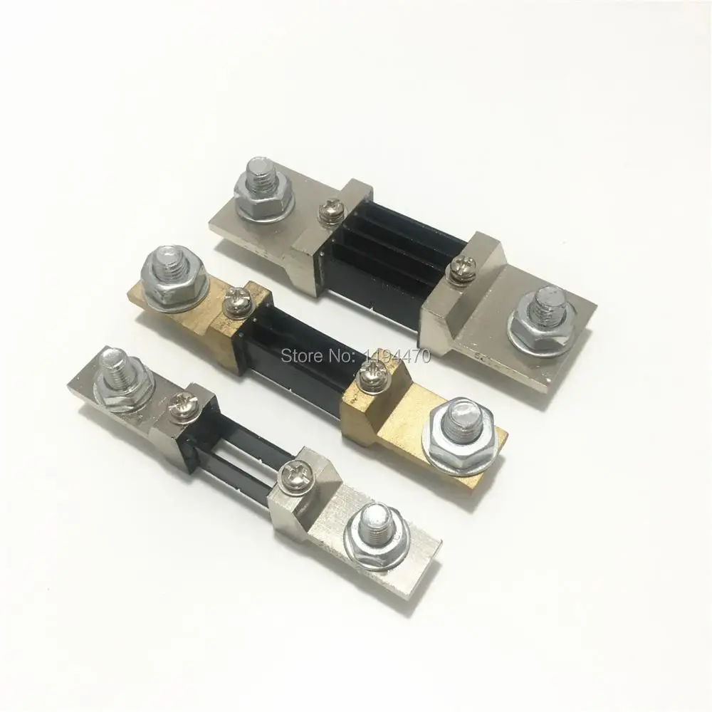 200A 300A 500A 75mV DC Current External Shunt Resistor FL-2 for Analog Amp Panel Meter Ammeter | Инструменты
