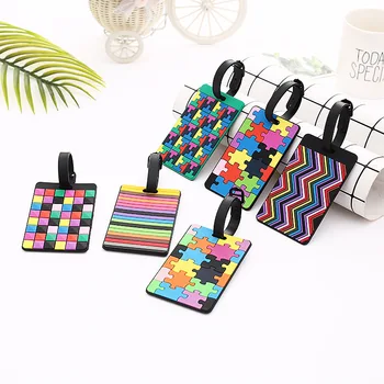 

New Neves Suitcase Luggage Tags Identifier Label ID Address Holder Environmental Protection Cover Luggage Tag Travel Accessories