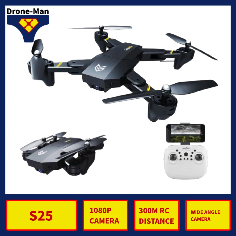 S25 профессиональная широкоугольная камера Дрон 1080P wifi HD FPV Квадрокоптер-Дрон самолет вертолет селфи складные игрушки малыш