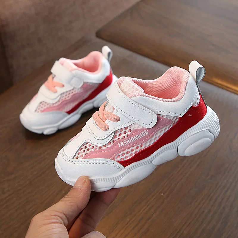 

Baby Shoes Soft Bottom Baby Boy Breathable Children's Shoes 2019 Autumn New Girls Non-Slip Sneakers Children Fashion Mesh Shoes