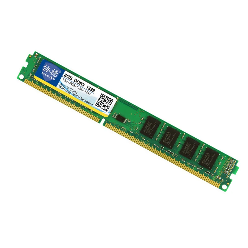 Оперативная память xiede DDR3 1333 МГц 8 ГБ 4 Гб 2 для настольных ПК 1 5 В совместима с DDR 3 1066
