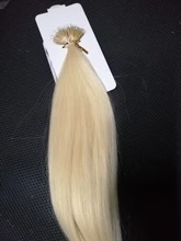 Hair-Extensions Ring-Links Human-Hair Blonde Micro-Beads Isheeny In-Nano Straight 14-18-22-9-Colors