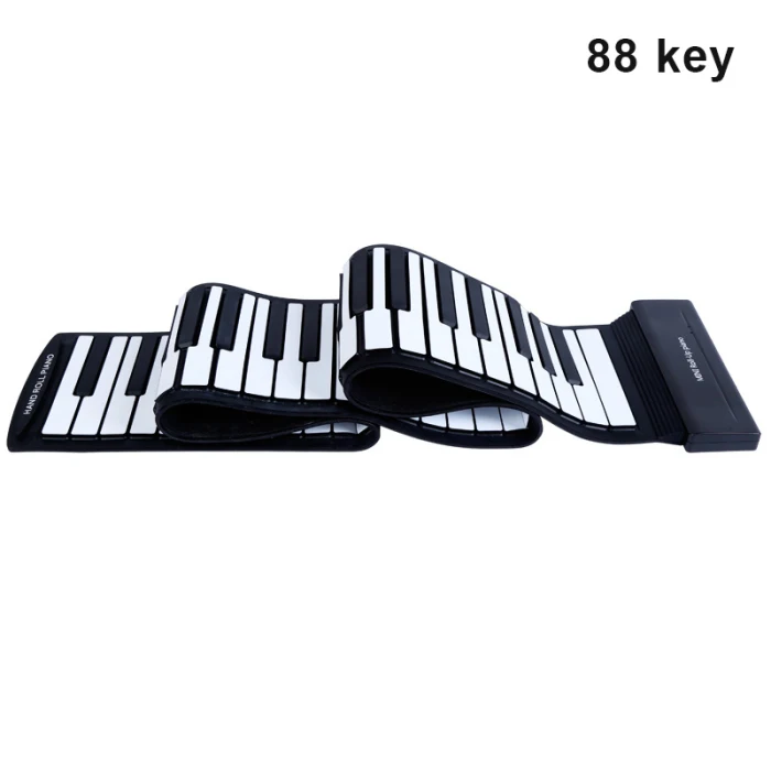 Портативный электронный рулон пианино гибкая рулонная клавиатура Силиконовое пианино SEC88