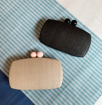 

Luxury Brand Design Acrylic Clip Clutches Women Evening Bags Party Wedding Hand Bag Chain Crossbody Purses Wallet Clutch