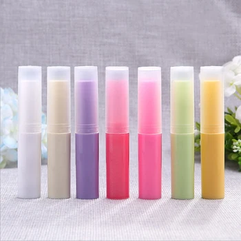 

5pcs Lipstick DIY Scrub Tube Lip Balm Empty Cosmetic Containers Refillable Bottles Glue Stick Clear Travel Accessories