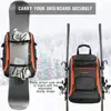 SolarOwl Ski Boot Bag 50L Large Capacity Storage Boots Helmet Clothing Can Be Placed Skis Backpack With Adjustable Waterproof ► Photo 2/6