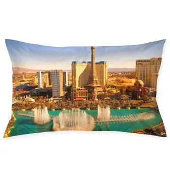 

Eiffel Tower Las Vegas Fashionable pillowcase and rectangular decorative pillowcase 20 "x30"