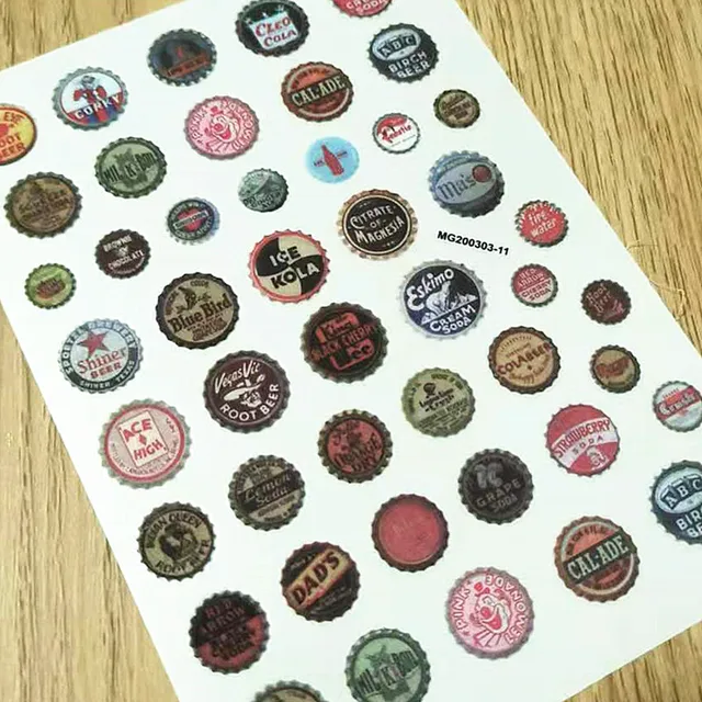 Newest MG505-02 lable design nail stickers 3d Japan Korea style nail decals self-adhesive DIY nail decoration tools 0303-11