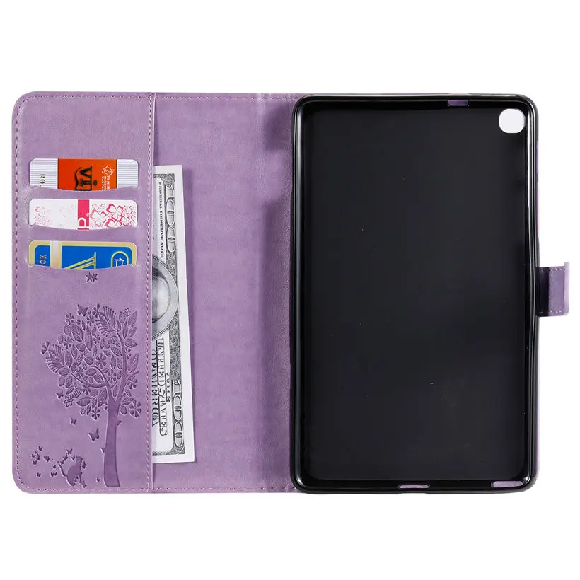 Чехол для samsung galaxy tab A 8,0 с S Pen 8,0 SM-P200 P200 P205 P207, чехол Funda с рисунком кошки и дерева, откидная подставка+ подарок