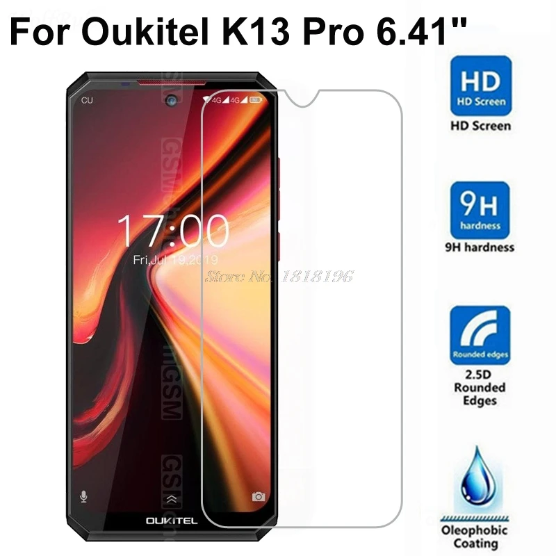 2 шт для OUKITEL K13 Pro, закаленное стекло 9H 2.5D, защитная Пленка премиум класса для OUKITEL K13, профессиональная защитная пленка 6,41 дюйма