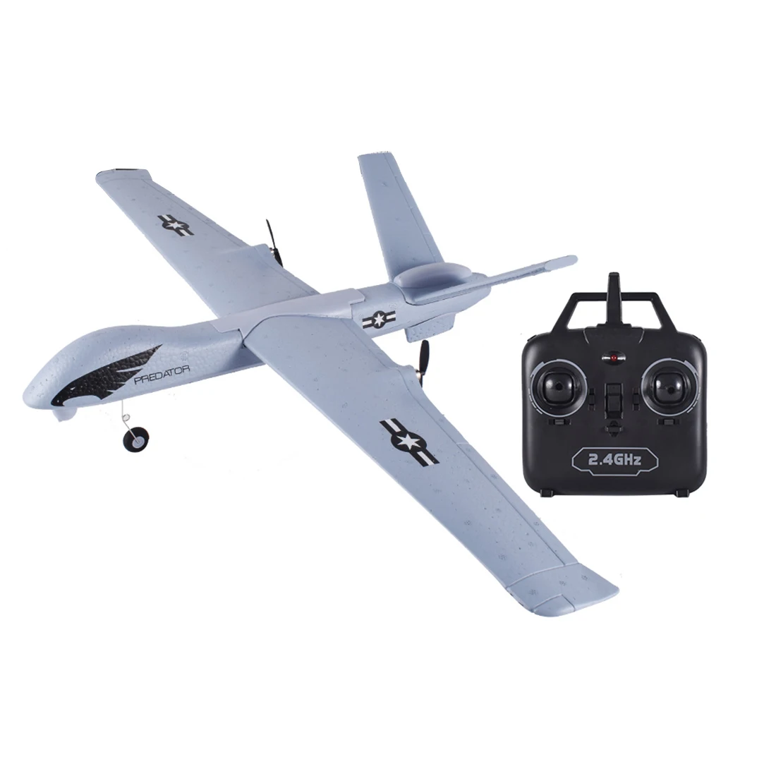 Z51 2.4G 3CH RC Airplane Plane No Camera 20 Minutes Fligt Time Gliders LED Hand Throwing Wingspan Foam Flying Kids Toys | Игрушки и