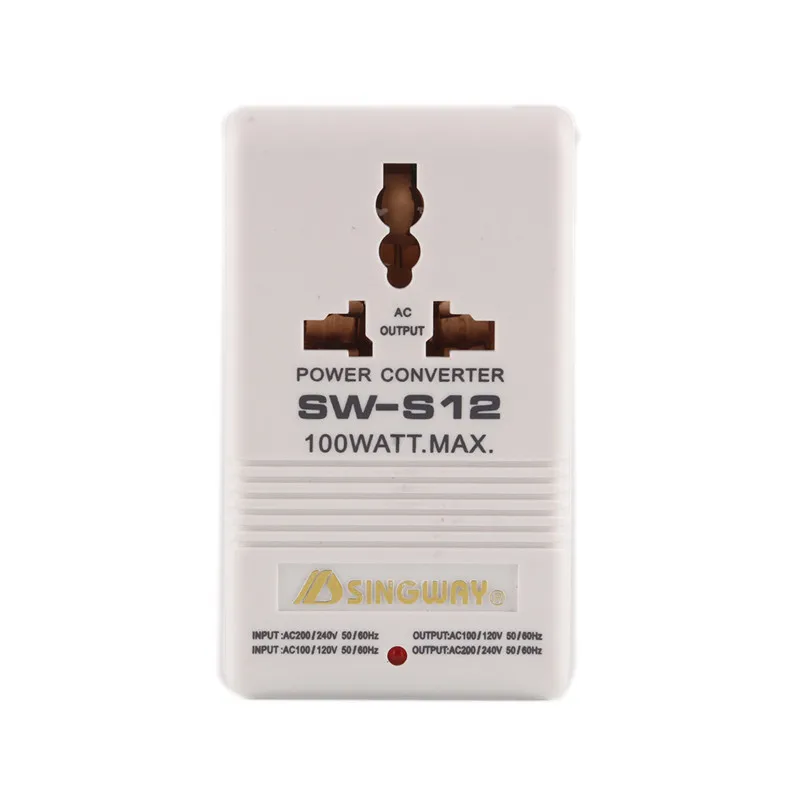 

New Professional SW-S12 110/120V to 220/240V Step Up/Down Dual Voltage Converter Transformer Travel Adapter Switch