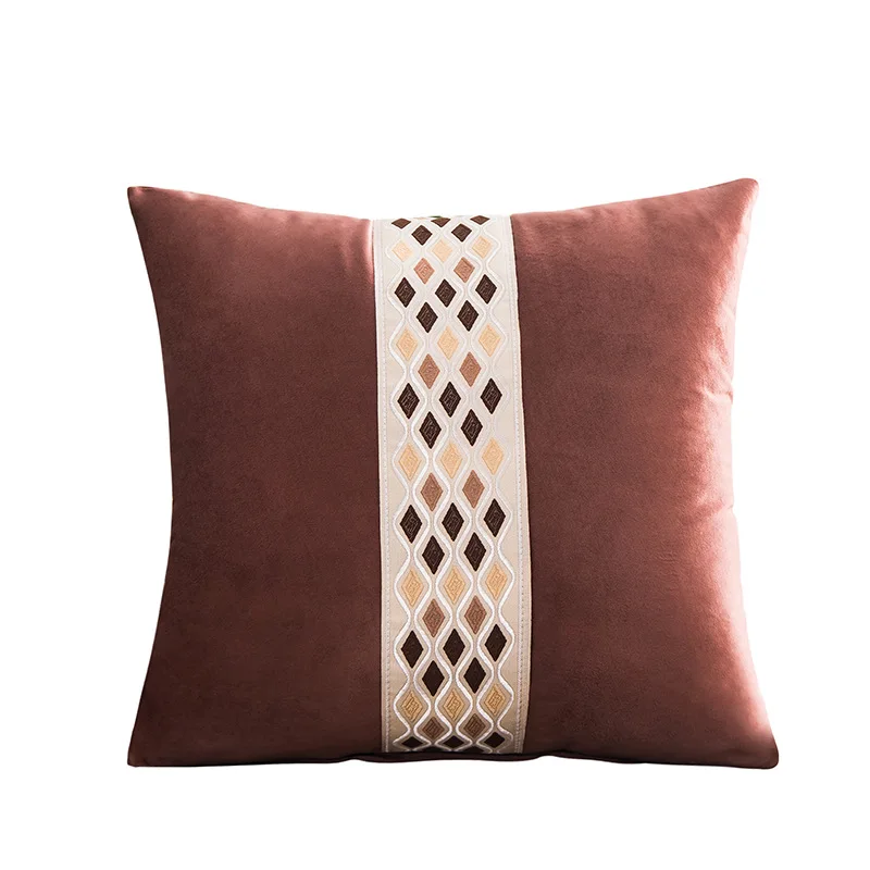 Luxury Velvet Fabric Generic Cushion Cover Pillow Case Home Decoration Sofa Throw Pillows For Living Room Car Decor | Дом и сад