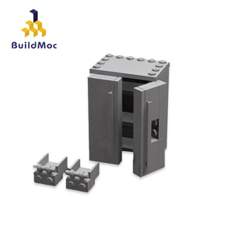 

BuildMoc Technic Mini Smart Refrigerator Electric Fridge Model Building Blocks MOC Creator Fridges Educational Toys For Children