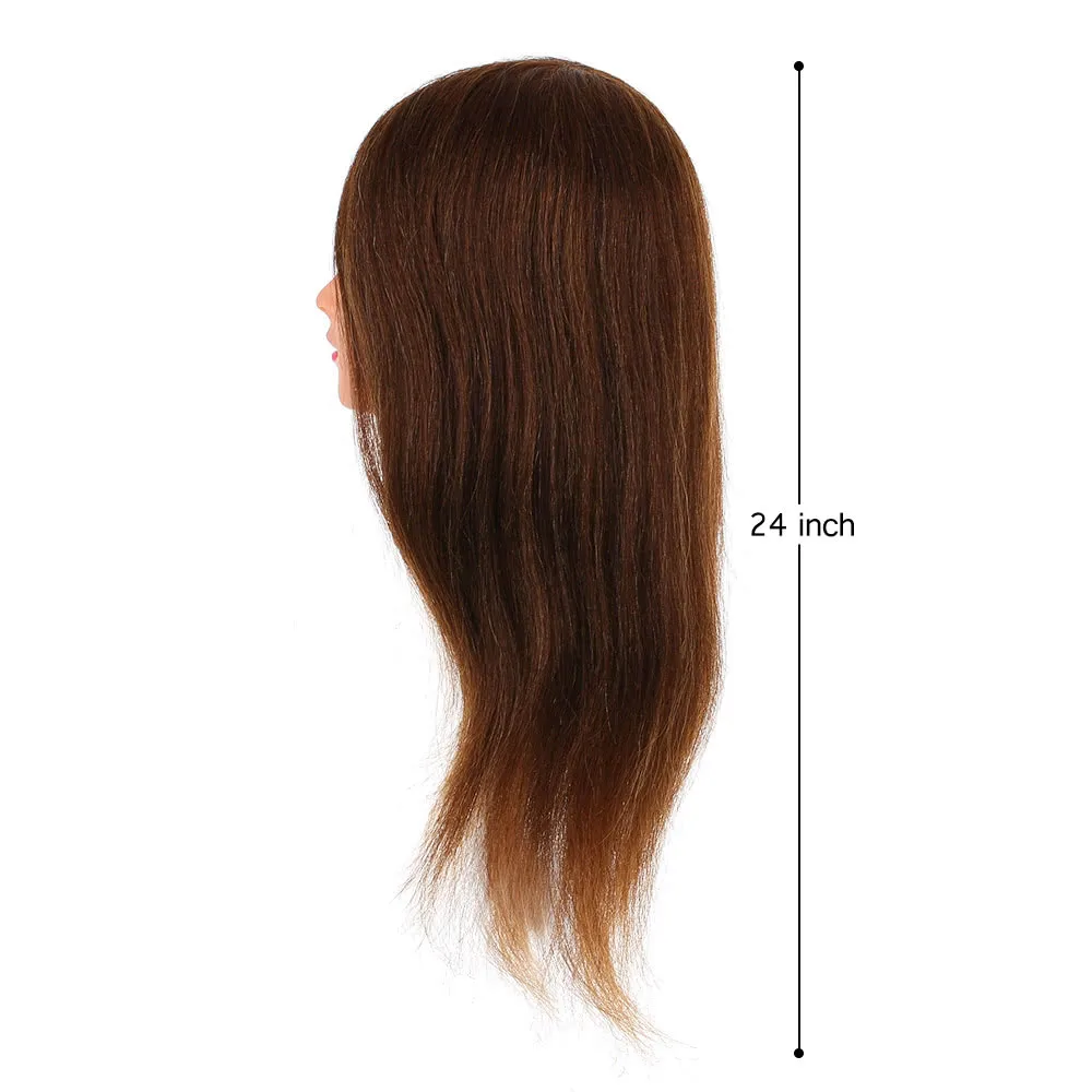 

1pc Training Mannequin Head Curling Women Professional Hairdresser Head Mannequin Dummy Head Professional Hair Training