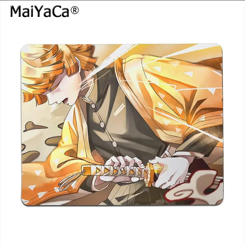 Maiya Top Quality Demon Slayer Kimetsu no Yaiba Beautiful Anime Mouse Mat Free Shipping Large Mouse Pad Keyboards Mat - Цвет: Lock Edge20x25cm