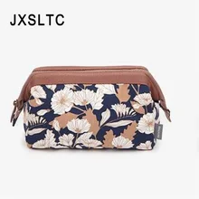 JXSLTC цветочный принт Beautcian для косметички Женская сумочка для косметики женская косметичка на молнии портативный дорожный макияж сумка