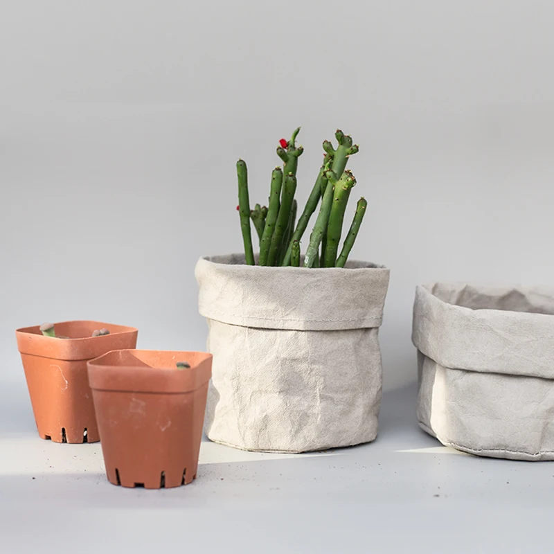 2020 New Style Waterproof Flower Pot Cover Multifunctional Desk Organizer Cosmetic Pen Box For Home Decor pot