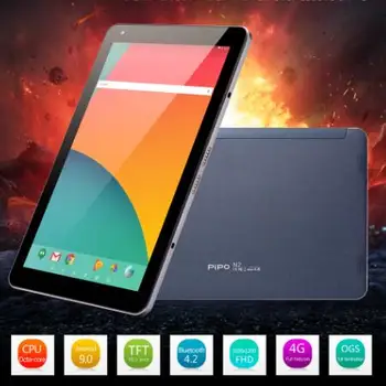 

PIPO N2 Tablet New Google Play Android 9.0 OS 10.1 Inch Tablet Octa Core 4GB RAM 64GB ROM GPS WIFI Tablets SIM Card 3G 4G LTE