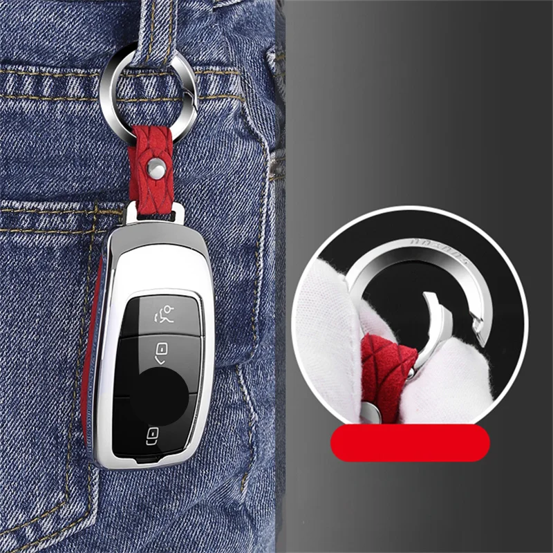 

Car Key Cover Case Protection Ring For Mercedes Benz Class BGA AMG W203 W210 W211 W124 W202 W204 W205 2017E W213