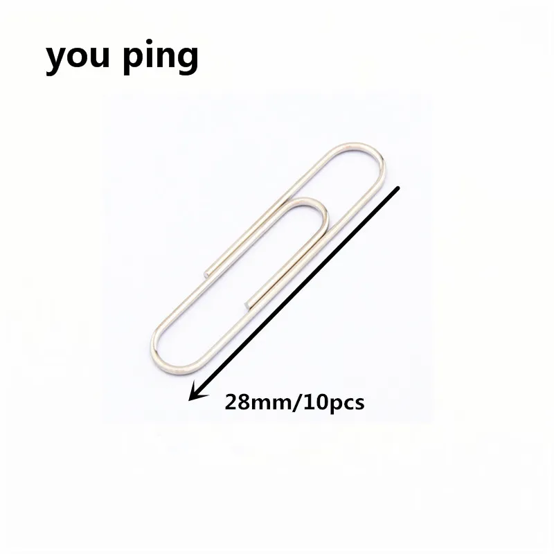 Paper Clips 28/33/50mm Notebook Bookmark binder Paperclips Accessories Binding Supplies Student Office Stationary