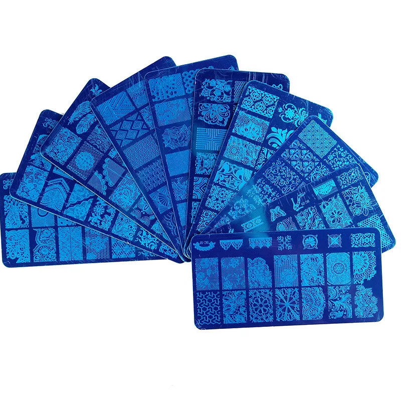 

2019 nail supplies printing large steel plate DIY transfer tool printing nail oil rubber seal painting painted plate