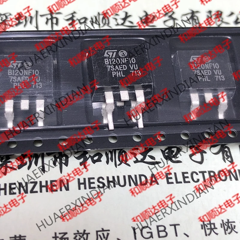 1 шт. новый оригинальный B120NF10 STB120NF10 до-263 в наличии гарантия качества |