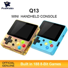 Powkiddy Q13 LDK 88FC Console de jeu vidéo portable 188 8 bits FC jeux 2.4 pouces IPS écran cadeau pour enfants Support TV