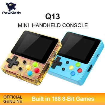 

Powkiddy Q13 LDK 88FC Handheld Video Game Console Built-In 188 8-Bit FC Games 2.4 Inch IPS Screen Children's Gift Support TV