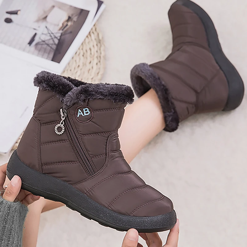 Non slip winter boots ladies Clearance