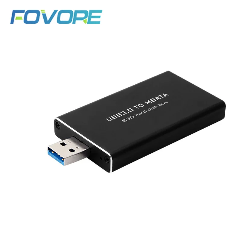 5 Гбит/с USB 3 0 mSATA корпус для USB3.0 мини-интерфейс жесткого диска SATA адаптер M2 жесткий