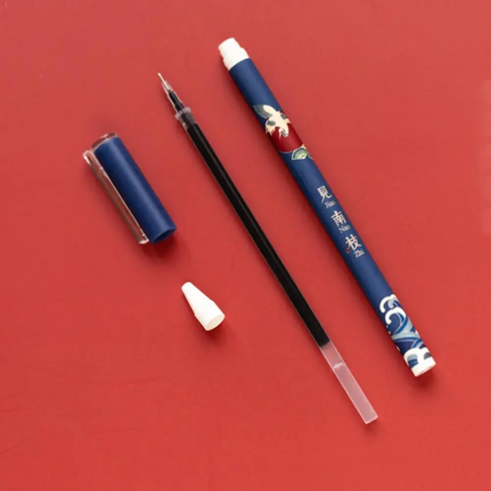 

1PC Chinese Fairy Crane Retro Gel Pen 0.5mm Smooth Writing Pen Pen Pens Neutral School Cute Kawaii Supplies Journal Q3M4