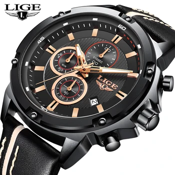 

Man Watch 2020 Men Watches Luxury Brand Gift Male Clock Business Leather Quartz Wristwatch Watch For Men Relogio Masculino+Box