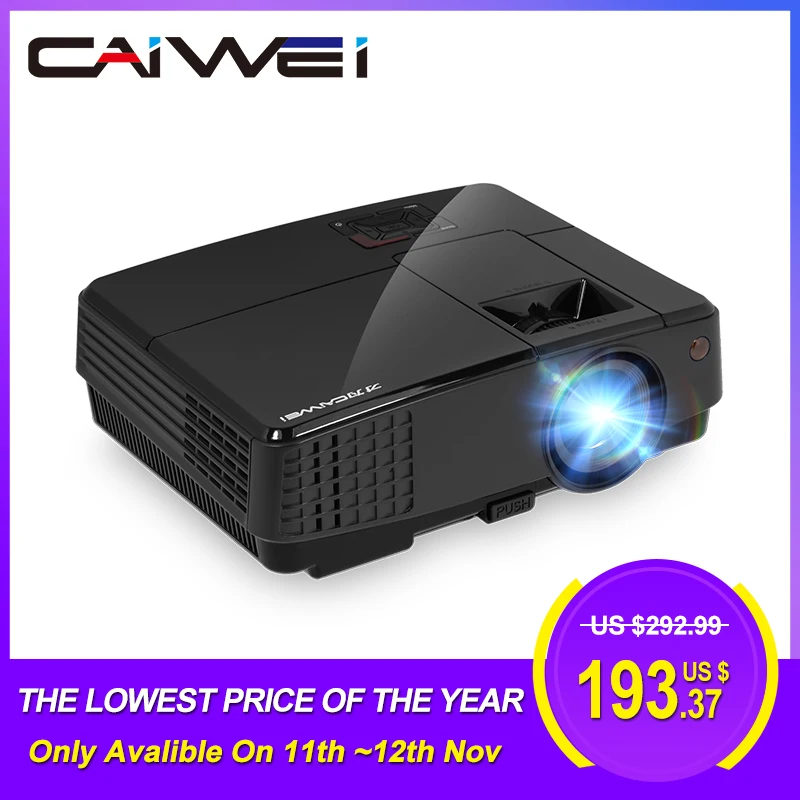 A3 + новое поступление светодиодный Android WiFi Проектор Bluetooth домашний кинотеатр