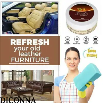 

Multifunctional All-Purpose Leather Refurbishing Cleaner Car Seat Sofa Leather Cleaning Cream Leather Repair Conditioner