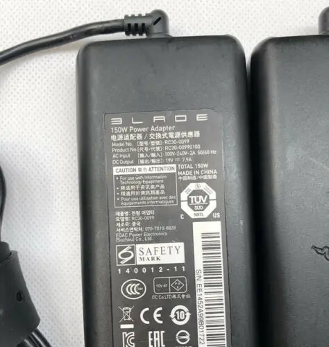 150 Вт 7.9A адаптер питания RC30-0083 зарядное устройство для razer Blade игровой ноутбук