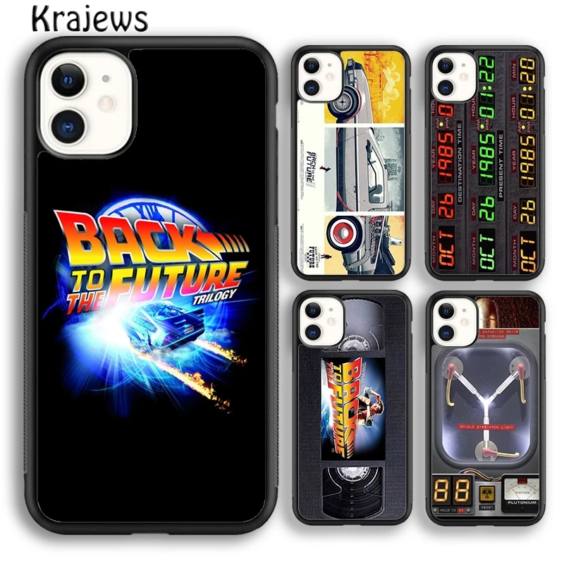 Конденсатор krajew Flux Back to the Future чехол для телефона iPhone 5S 6s 7 8 plus X XR XS 11 12 13 pro max Samsung