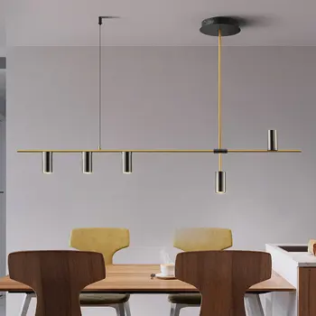 

LED Pendant Chandelier for Bedroom Living Room Loft Entrance Hall Kitchen Dining Room Nordic Home Decor Gold Modern Black Iron