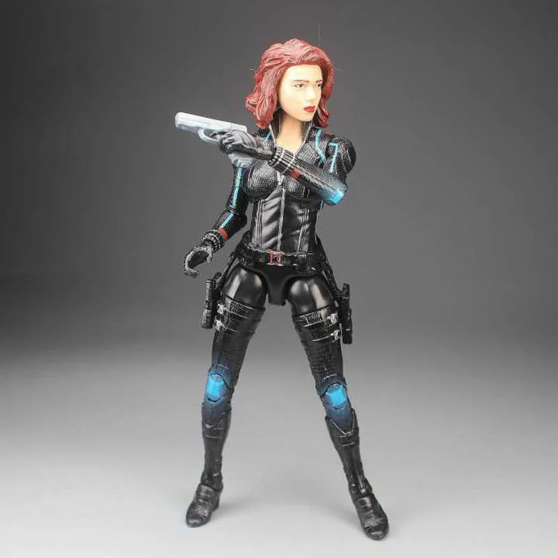 BlackWIdow Marvel Legends Человек-паук Железный человек Тони баннер Черная пантера Hydra Solider Дэдпул Халк Росомаха Свободные Фигурки Лидер продаж - Цвет: BlackWIdow