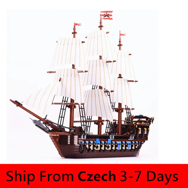 

King Building Blocks 22001 Imperial Flagship Movie Series Pirates Sailing Ship Assembly Model Toys Christmas Gift Lepinblocks