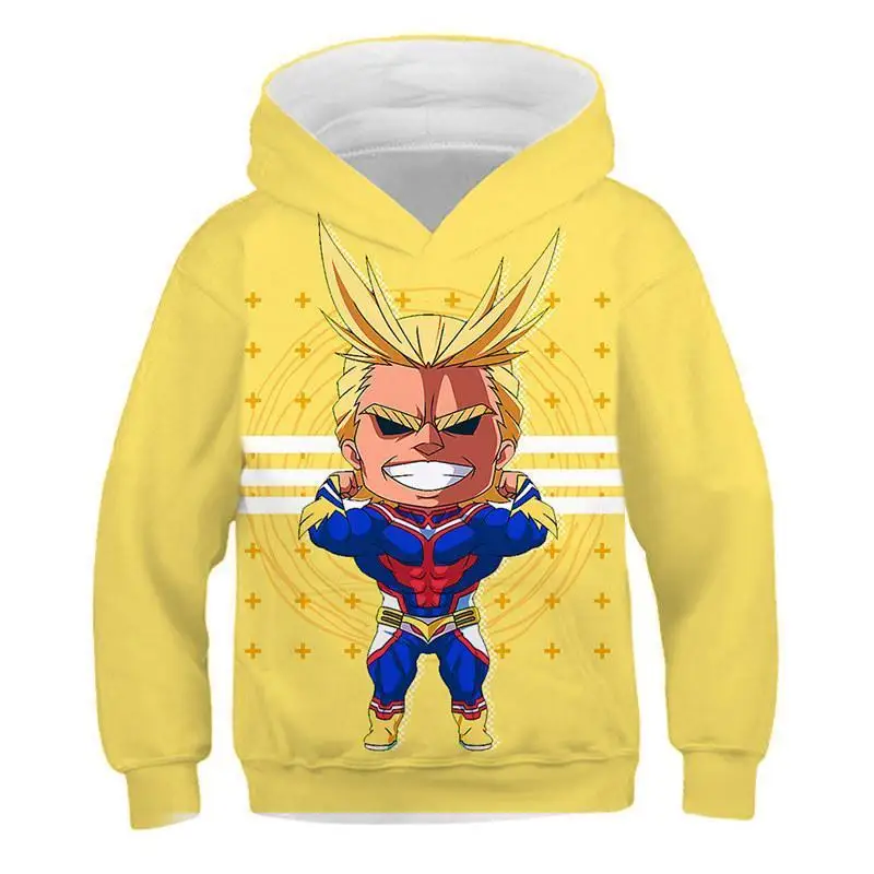 Sudadera con capucha de dibujos анимадо lindo 3D Nios de moda de calle nios y nias casualsuter deportivo