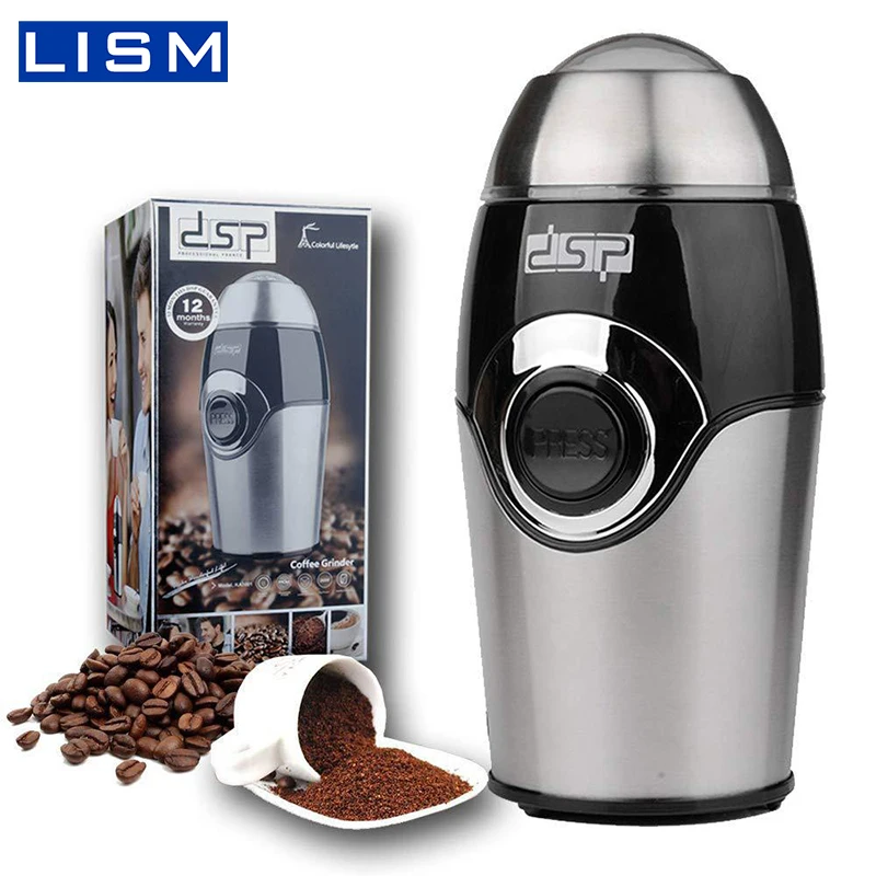 

Coffee Grinder Electric 200W Good Quality Stainless Steel Electric Coffee Grinder Maker Dry And Wet 2 In 1 EU Plug