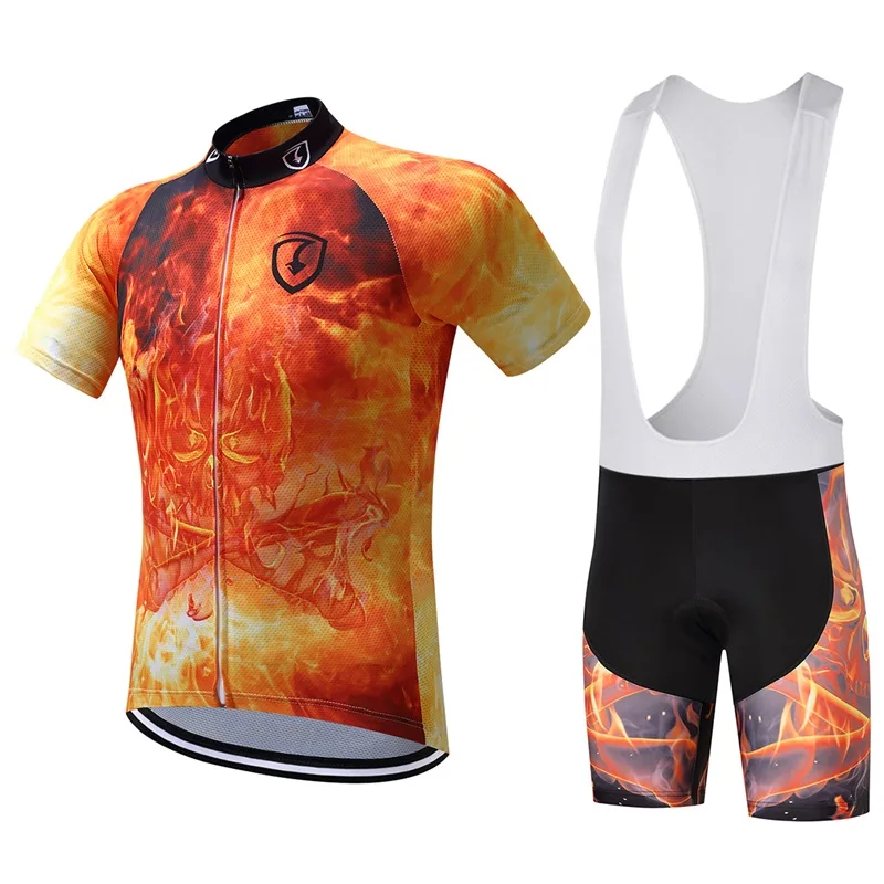 

Cycling Jersey Short Sleeve Set Biking Clothing Mens Maillot Ropa Ciclismo Uniformes Bike Clothing MTB Cycle Clothes Quick-dry