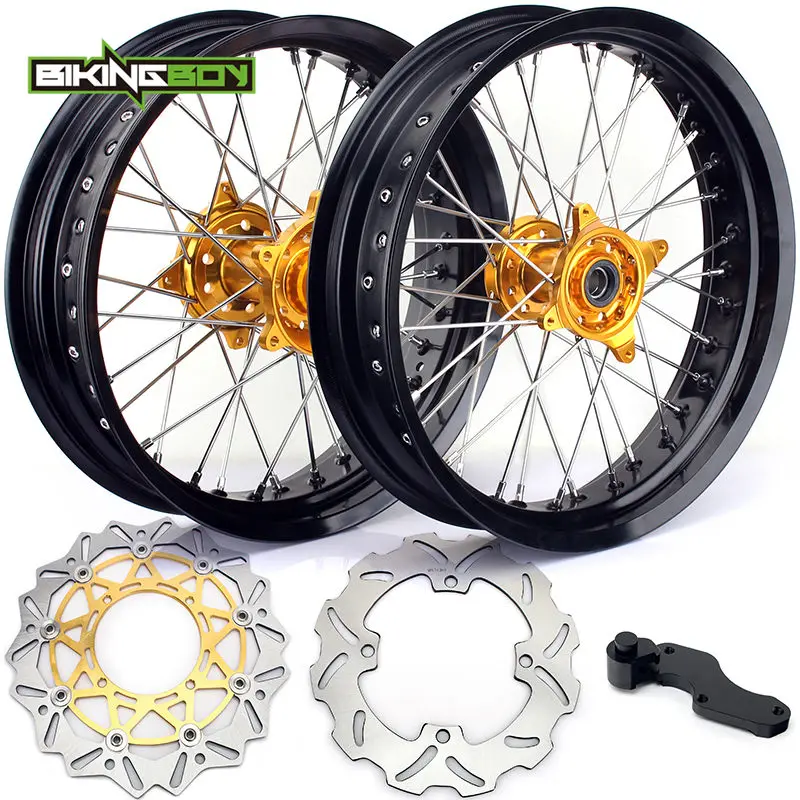 BIKINGBOY для Suzuki RMZ 250 07-19 RM-Z 450 2005-2019 Supermoto 3 5 4 25 17 &quotпереднее заднее колесо обода