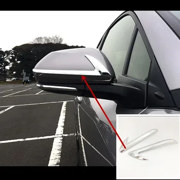 

ABS Chrome Car Rearview mirror Decoration Strip Trim Car Sticker Styling For Toyota C-HR 2016 2017 2018 Accessories